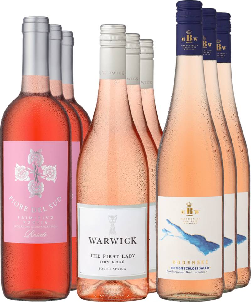 9er-Probierpaket »Roségenuss für den Sommer« von Eggers und Franke GmbH