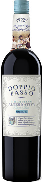 Doppio Passo Primitivo alkoholfrei Rotwein süß 0,75 l von Casa Vinicola Botter
