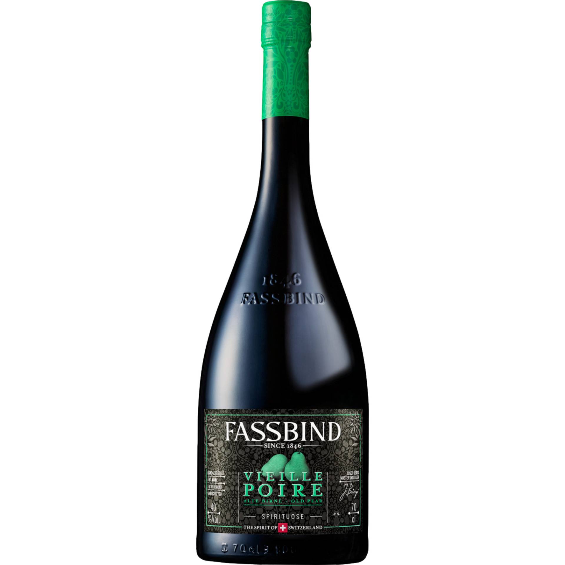 Les Vieilles Barriques Vieille Poire Brand, Schweiz, 0,7 L, 40% Vol., Spirituosen Les Vieilles Barriques Vieille Poire Brand, Schweiz, 0,7 L, 40% Vol., Spirituosen von Eggers & Franke Holding GmbH, Konsul-Smidt-Str. 8J, D-28217 Bremen