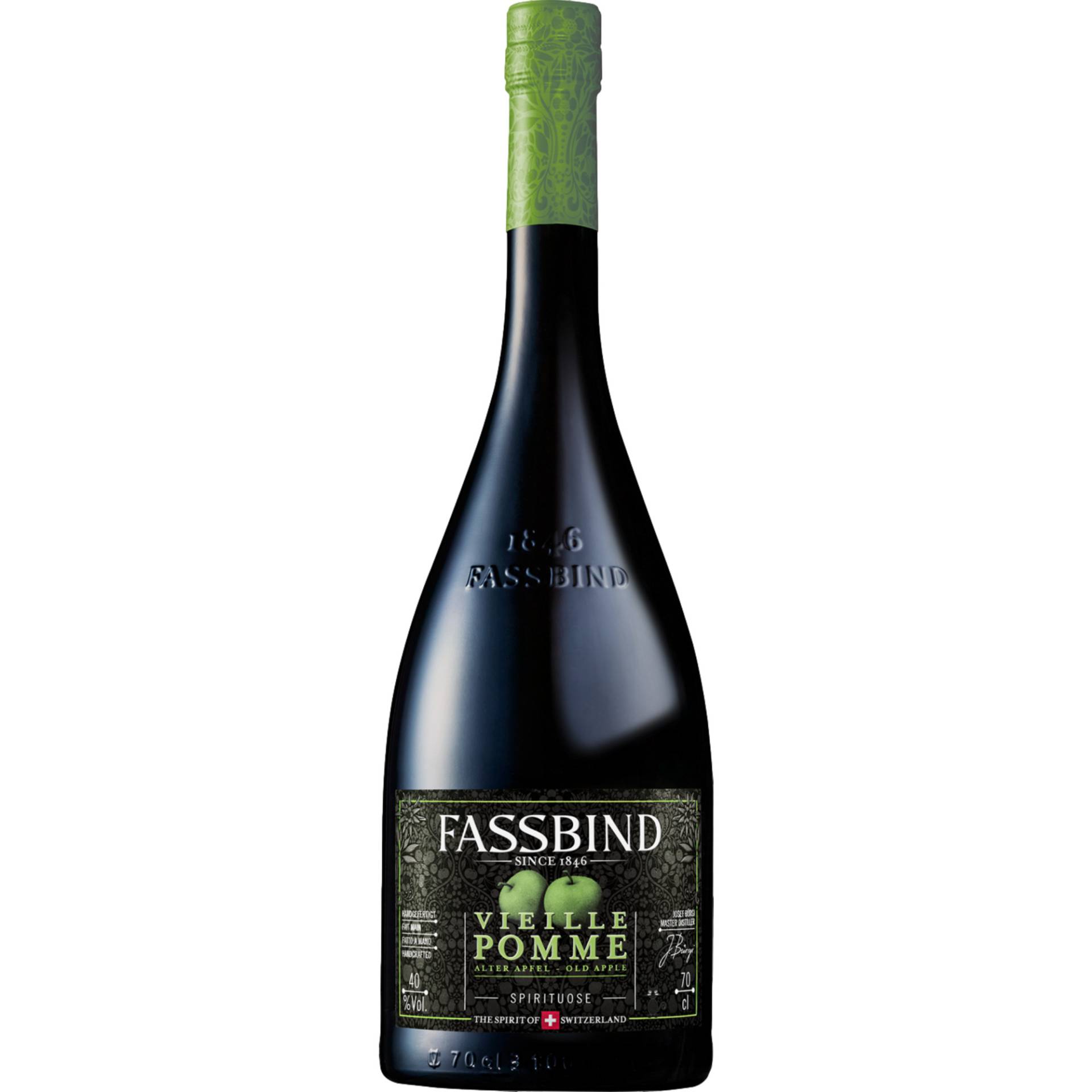 Les Vieilles Barriques Vieille Pomme Brand, Schweiz, 0,7 L, 40% Vol., Spirituosen Les Vieilles Barriques Vieille Pomme Brand, Schweiz, 0,7 L, 40% Vol., Spirituosen von Eggers & Franke Holding GmbH, Konsul-Smidt-Str. 8J, D-28217 Bremen