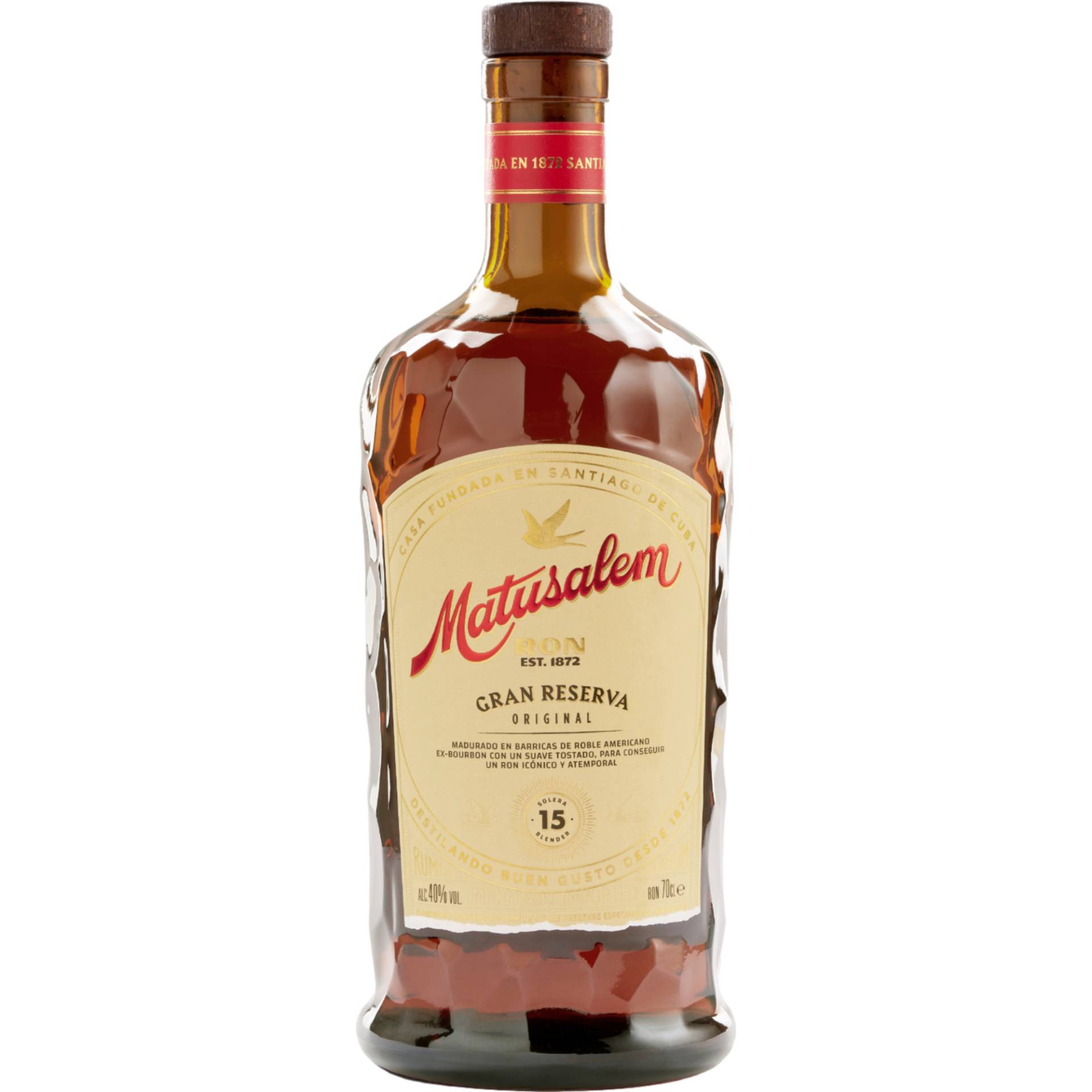 Matusalem Gran Reserva 15 Solera Rum, Dominikanische Republik, 0,7 L, 40% Vol., Spirituosen Matusalem Gran Reserva 15 Solera Rum, Dominikanische Republik, 0,7 L, 40% Vol., Spirituosen von Eggers & Franke Holding GmbH, Konsul-Smidt-Str. 8J, D-28217 Bremen