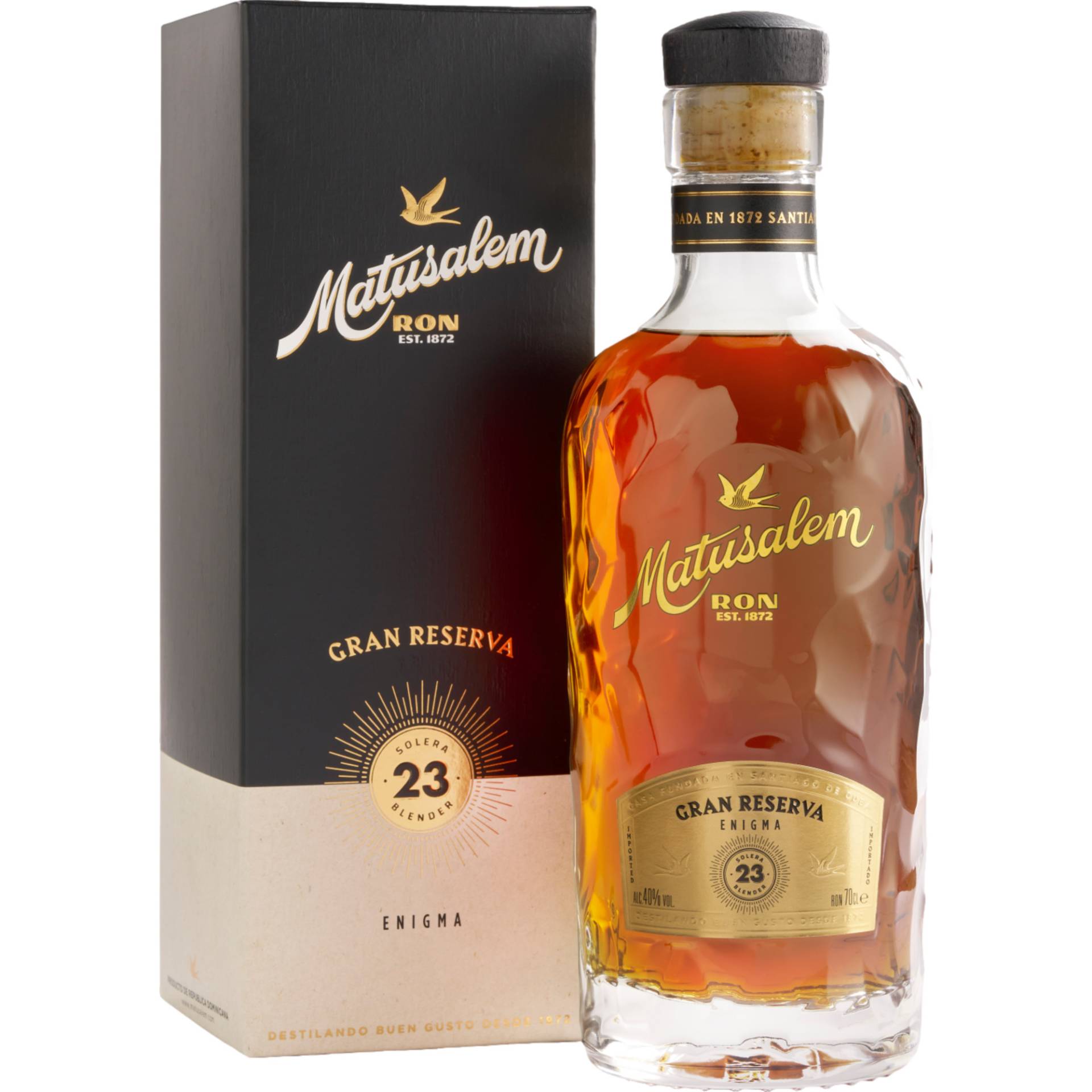 Matusalem Gran Reserva 23 Solera Rum, Dominikanische Republik, 0,7 L, 40% Vol., Spirituosen Matusalem Gran Reserva 23 Solera Rum, Dominikanische Republik, 0,7 L, 40% Vol., Spirituosen von Eggers & Franke Holding GmbH, Konsul-Smidt-Str. 8J, D-28217 Bremen