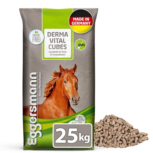 Eggersmann Mein Pferdefutter Derma Vital Cubes 25 kg – Ergänzungsfutter für Pferde – Zusatzfutter ideal bei Haut- & Fellproblemen – Mit Zinkchelat, Selen, B-Vitaminen & essentiellen Aminosäuren Eggersmann Mein Pferdefutter Derma Vital Cubes 25 kg – Ergänzungsfutter für Pferde – Zusatzfutter ideal bei Haut- & Fellproblemen – Mit Zinkchelat, Selen, B-Vitaminen & essentiellen Aminosäuren von Eggersmann Mein Pferdefutter