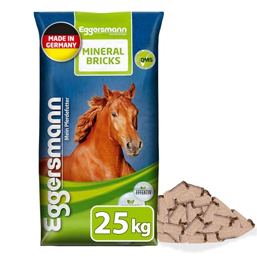 Eggersmann Mein Pferdefutter Mineral Bricks 25 kg - Mineralfutter für Pferde - Zur Unterstützung des Stoffwechsels & Immunsystems - Pferdefutter mit Mineralstoffen & Vitaminen Eggersmann Mein Pferdefutter Mineral Bricks 25 kg - Mineralfutter für Pferde - Zur Unterstützung des Stoffwechsels & Immunsystems - Pferdefutter mit Mineralstoffen & Vitaminen von Eggersmann Mein Pferdefutter