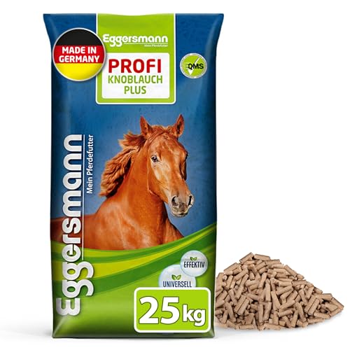 Eggersmann Mein Pferdefutter Profi Knoblauch Plus 25 kg – Ergänzungsfuttermittel für Pferde – Gegen Fliegen, Bremsen & Stechmücken – Unterstützt den Stoffwechsel & die Immunabwehr Eggersmann Mein Pferdefutter Profi Knoblauch Plus 25 kg – Ergänzungsfuttermittel für Pferde – Gegen Fliegen, Bremsen & Stechmücken – Unterstützt den Stoffwechsel & die Immunabwehr von Eggersmann Mein Pferdefutter