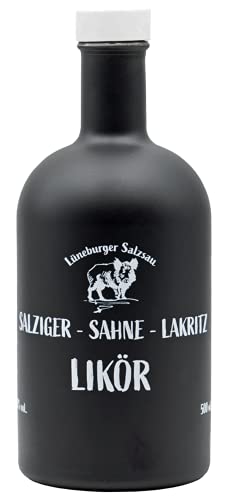 Lüneburger Salzsau | Salziger Sahne Lakritz Likör | 0,5l. Flasche Lüneburger Salzsau | Salziger Sahne Lakritz Likör | 0,5l. Flasche von Eggert