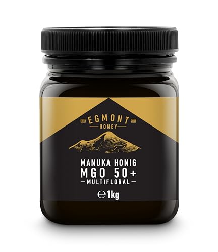 Egmont Honig Manuka Honig 50+ MGO 1kg | Zertifizierter MGO-Inhalt | Roher Honig 100% Natürlich | Hergestellt in Neuseeland Egmont Honig Manuka Honig 50+ MGO 1kg | Zertifizierter MGO-Inhalt | Roher Honig 100% Natürlich | Hergestellt in Neuseeland von Egmont Honey