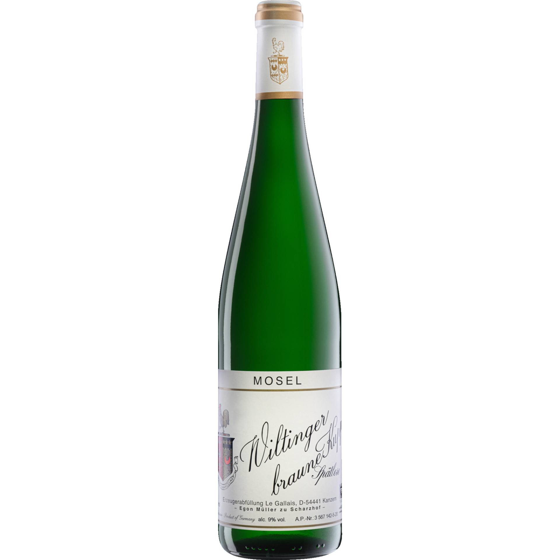 Wiltinger Braune Kupp Spätlese, Saar, Mosel, 2020, Weißwein Wiltinger Braune Kupp Spätlese, Saar, Mosel, 2020, Weißwein von Egon Müller - Scharzhof,54459,Wiltingen,Deutschland