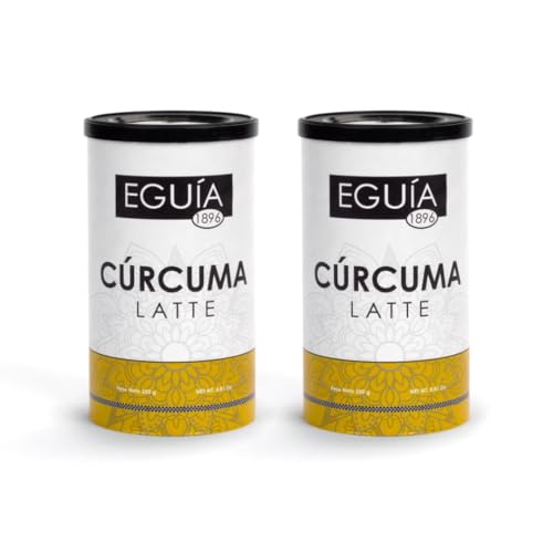 Kurkuma Chai Latte | Kurkuma-Latte | Packung mit 2 x 250 g | Ganze 500g von Eguia