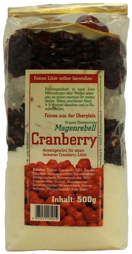 Ehenbachtaler Spezialitäten Magenrebell "Cranberry", 1er Pack (1 x 500 g) von Ehenbachtaler Spezialitäten