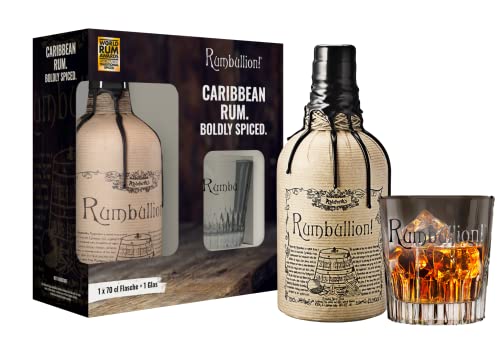 Rumbullion Premium Spiced Rum Geschenkset 0,7l + hochwertiger Tumbler - Worlds Best Traditional Spiced Rum 2021 von Rumbullion!