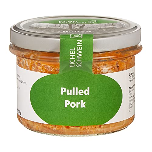 Pulled Pork vom Eichelschwein, im Smoker geräuchert (1 x 200g) von Eichelschwein