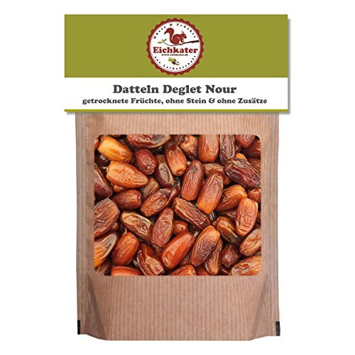 Eichkater Datteln Deglet Nour 1er-Pack (1x250 g) von Eichkater