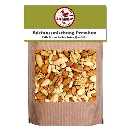 Eichkater Edelnussmischung / Edle Nussmischung Premium Premium 2er-Pack (2x1000g) von Eichkater