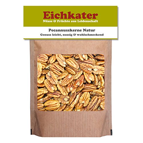 Eichkater Pecannüsse ohne Schale halbiert natur 4er-Pack (4x1000g) von Eichkater