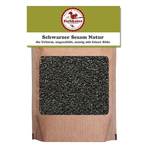 Eichkater Schwarzer Sesam Natur 1er-Pack (1x1000 g) von Eichkater