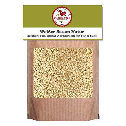 Eichkater Weißer Sesam geschält (1x1000 g) von Eichkater