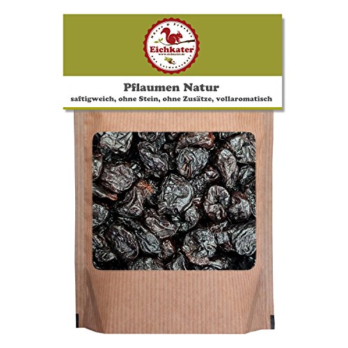 Eichkater getrocknete Pflaumen / Kur-Pflaumen Natur 6er-Pack (6x500g) von Eichkater