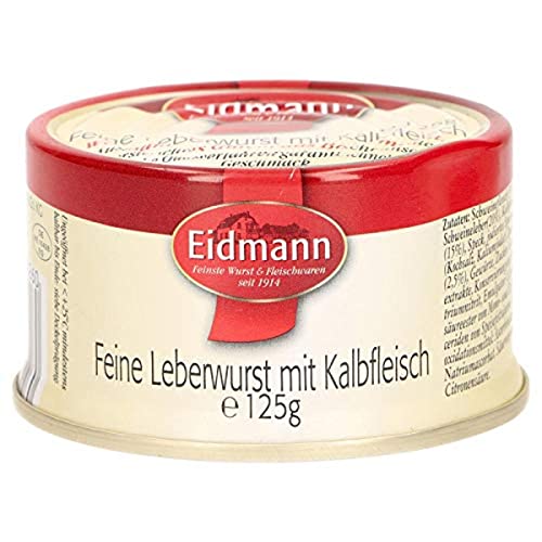 Eidmann Wurstkonserve Kalbsleberwurst 125 g Eidmann Wurstkonserve Kalbsleberwurst 125 g von Eidmann