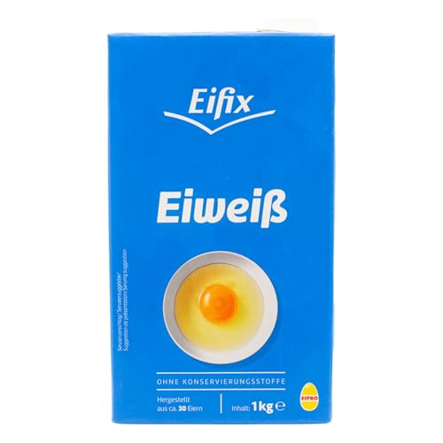 Eifix - Eiweiß flüssig hergestellt aus ca. 30 Eiern 1 kg Packung von Eifix