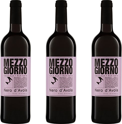 Eigenmarke Riegel Nero d'Avola MEZZOGIORNO IGT Trocken ( 3 x 0.75 l) von Eigenmarke Riegel