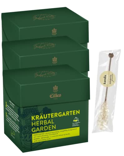 3er-Set TEA DIAMONDS Kräutergarten von Eilles mit Gourvita Moments Kandisstick von Eilles