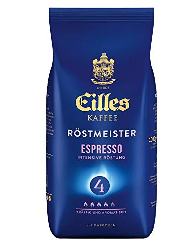 EILLES Kaffee Espresso 4x 1000g (4000g) - Premium Espresso Kaffeebohnen von Eilles