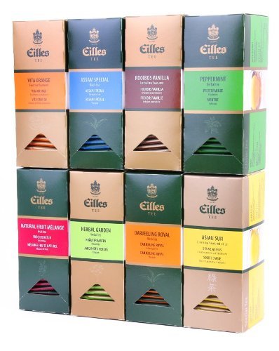 EILLES TEEBEUTEL Set mit den 8 Sorten EILLES Tee, 200 Portionen Sparset von Eilles