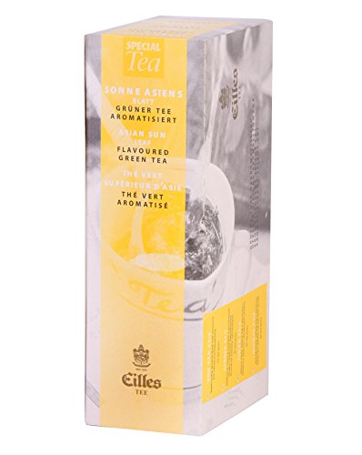 EILLES Tea Jacks Sonne Asiens Grüntee Box mit 20 Maxi Teebeutel (80 g) (111,25?/1 kg) von Eilles