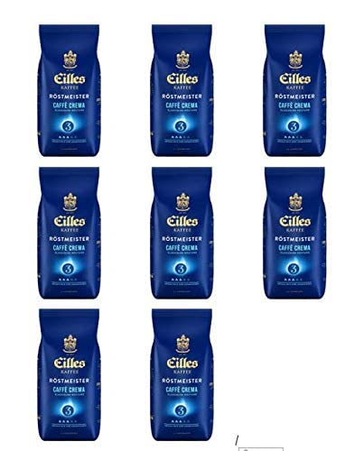 Eilles Gourmet Caffè Crema Röstmeister, 1000g, ganze Bohne 8er Pack Eilles Gourmet Caffè Crema Röstmeister, 1000g, ganze Bohne 8er Pack von Eilles