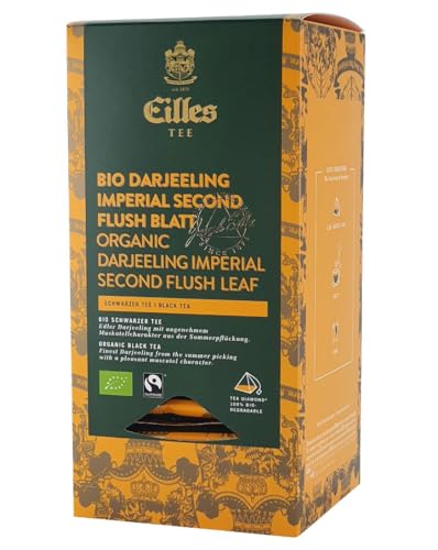 Eilles Luxury World Selection Tea Bio Darjeeling Imperial Second Flush - 20 Tea Diamonds einzelverpackt von Eilles