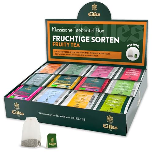 FRUITY Mischbox mit 12 Sorten EILLES Teebeutel unserer fruchtigsten Sorten von Eilles