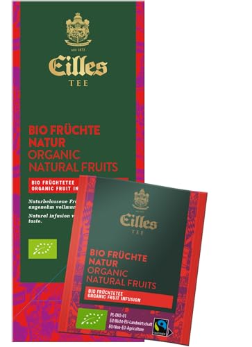 Kräutertee BIO & FAIRTRADE FRÜCHTE NATUR von Eilles, Sparpack mit 2x25 Stück von Eilles