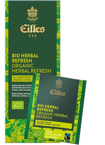 Kräutertee BIO & FAIRTRADE HERBAL REFRESH von Eilles, Sparpack mit 2x25 Stück von Eilles