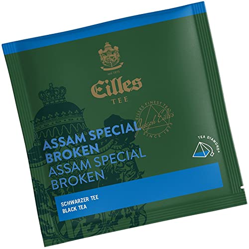 Pyramidenbeutel TEA DIAMONDS Assam Special Broken von Eilles, 50 Stück einzelverpackt Pyramidenbeutel TEA DIAMONDS Assam Special Broken von Eilles, 50 Stück einzelverpackt von Eilles
