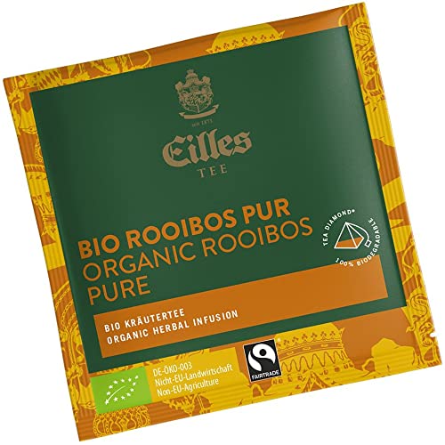 Pyramidenbeutel TEA DIAMONDS Bio Rooibos Pur von Eilles, 50 Stück einzelverpackt Pyramidenbeutel TEA DIAMONDS Bio Rooibos Pur von Eilles, 50 Stück einzelverpackt von Eilles