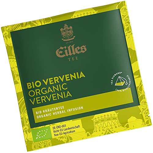 Pyramidenbeutel TEA DIAMONDS Bio Vervenia von Eilles, 50 Stück einzelverpackt Pyramidenbeutel TEA DIAMONDS Bio Vervenia von Eilles, 50 Stück einzelverpackt von Eilles