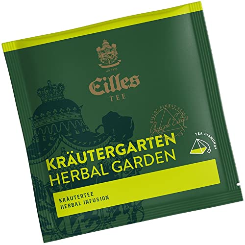 Pyramidenbeutel TEA DIAMONDS Kräutergarten von Eilles, 50 Stück einzelverpackt von Eilles