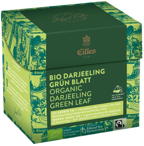 Tea Diamonds BIO DARJEELING Grün Blatt von Eilles, 20er Box von Eilles
