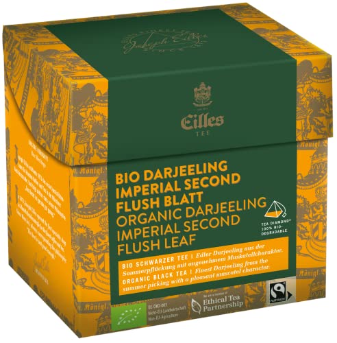 Tea Diamonds BIO DARJEELING IMPERIAL Second Flush Blatt von Eilles, 20er Box von Eilles