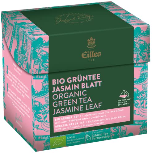 Tea Diamonds BIO GRÜNTEE JASMIN Blatt von Eilles, 20er Box von Eilles