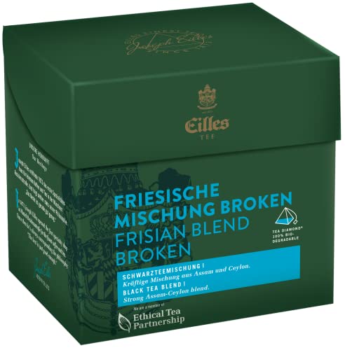 Tea Diamonds FRIESISCHE MISCHUNG Broken im Pyramidenbeutel von Eilles, 20er Box von Eilles