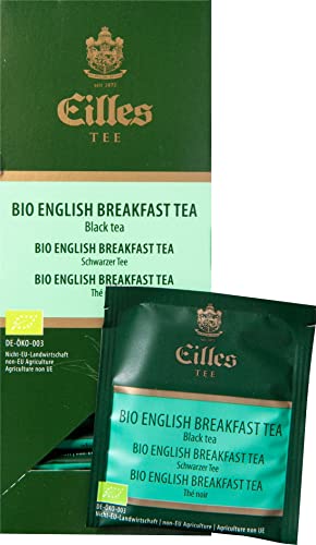 Teebeutel DELUXE Bio English Breakfast von Eilles, 25 Stück von Eilles