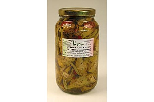 Eingelegte Artischocken, gegrillt, ganz mit Stiel, mit Knoblauch & Paprika, 3 kg Eingelegte Artischocken, gegrillt, ganz mit Stiel, mit Knoblauch & Paprika, 3 kg von Eingelegte