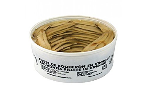 Eingelegte Sardellenfilets in Essiglake, weiß, 1 kg von Eingelegte