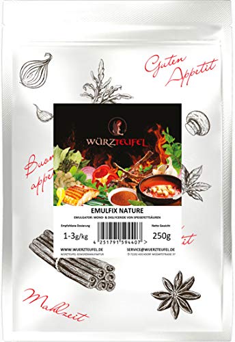 Emulgator Mono- und Diglyceride von Speisefettsäuren. Rein pflanzlich, extra fein. EU-Ware! Beutel 250g. von Yubaoly