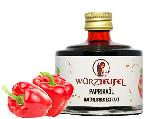 Paprikaöl, Paprika – Öl, Paprikaextrakt, Pepper oil, NATURREIN. Wasserdampfdestillation. Fläschchen 40 ml. von Yubaoly