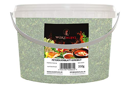 Petersilie gerebelt, große Petersilienblätter aus deutscher Produktion. PE - Eimer 350g. Petersilie gerebelt, große Petersilienblätter aus deutscher Produktion. PE - Eimer 350g. von Yubaoly