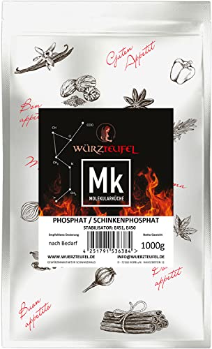 Phosphat, Instant-Phosphat, Schinkenphosphat, funktionelle Phosphatkombination in Lebensmittelqualität aus Europa. Beutel 1000g (1,0KG) von Yubaoly