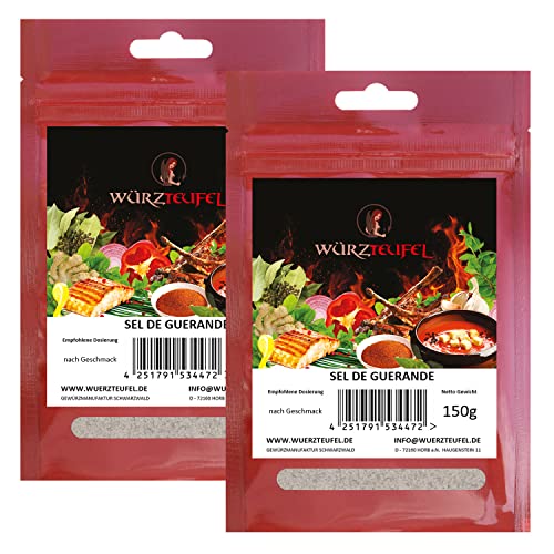 Sel de Guérande, natürliches handgeerntetes Meersalz aus der Bretagne, Frankreich. 2 Beutel je 150g (300g) Sel de Guérande, natürliches handgeerntetes Meersalz aus der Bretagne, Frankreich. 2 Beutel je 150g (300g) von Yubaoly